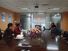 中山市新昌房地产客户来我司参观考察