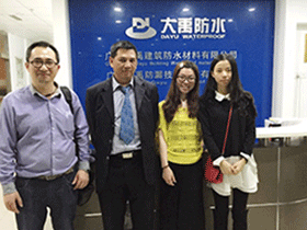 法国客户来公司参观